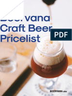 Beervana Pricelist 2021 Bali-Aug