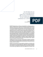 La Imposibilidad de Colisiones de Derechos