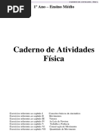11 Caderno de Atividades em Fisica 1 Ano