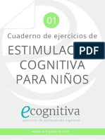 Estimulacion Cognitiva Ninos PDF Ecognitiva