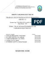 Plan de Mantenimiento de Tableros Eléctricos-Grupo11