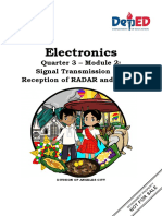 Electronics10 - q3 - Mod2 - SignalTransmissionandReceptionofRADAR and LASER - v3