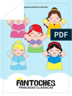 FANTOCHES PRINCESAS CLASSICAS - COLEÇÃO 1