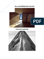 Innovación y Durabilidad Del Concreto