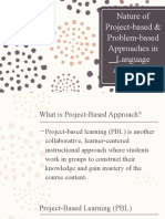 Nature of Project-Based & Problem-Based Approaches in Language Acquisition