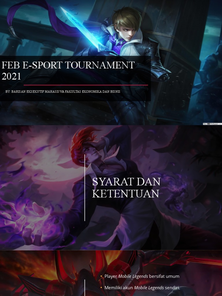 Syarat dan Ketentuan Turnamen MLBB 2021 | PDF