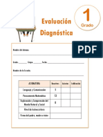 1er Grado - Examen de Diagnóstico (2021-2022)