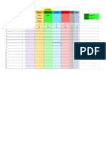 Writing production marking scheme