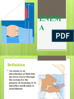 Enema Administration Guidelines | PDF | Rectum | Large Intestine