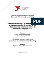 Factores personales y decisión de compra