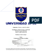 Evolucion Del Control de Calidad Terminado