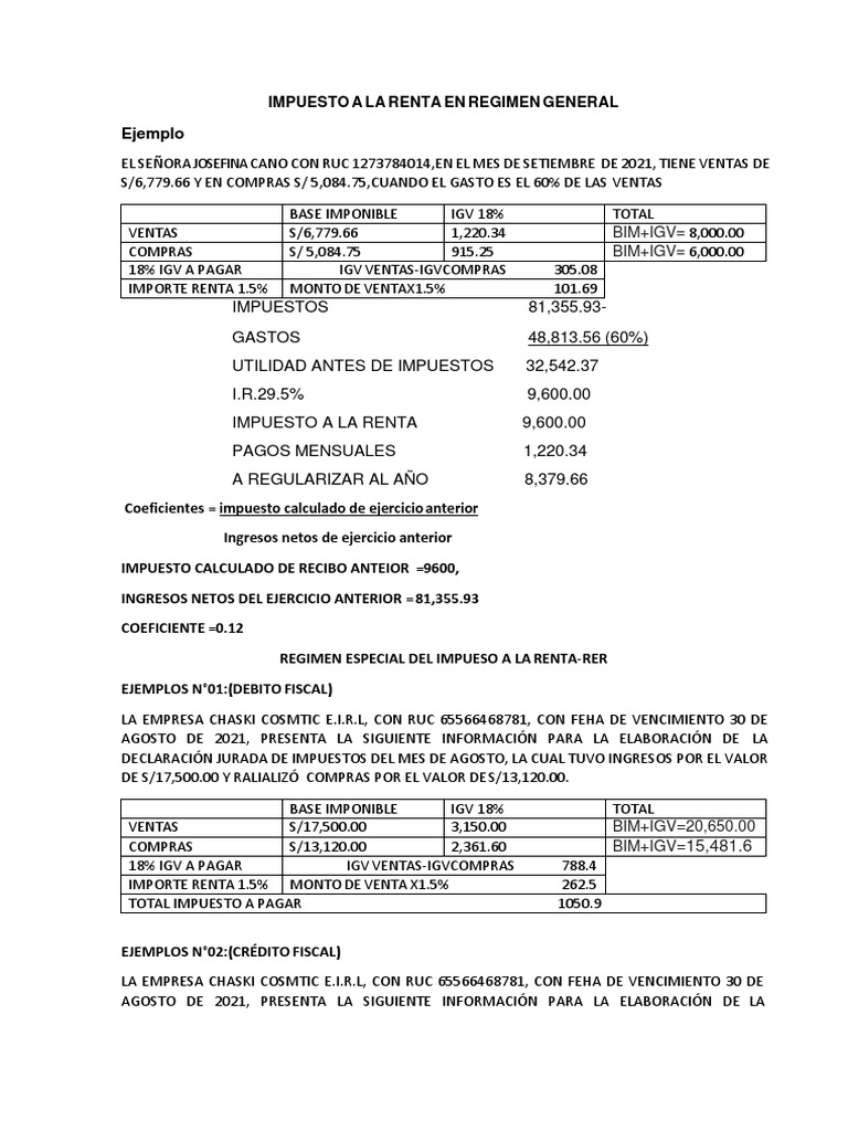 Trabajo Tributario Semana 5 | PDF | Impuestos | Impuesto sobre la renta