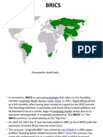 Brics: Presented by Sushil Yadav