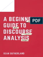 A Beginners Guide To Discourse Analysis by Sean Sutherland