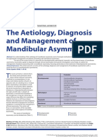 The Aetiology, Diagnosis and Management of Mandibular Asymmetry