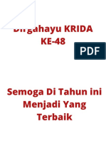 Dirgahayu KRIDA KE-48