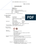 Safety y Data Sheet (SDS) : Ormation of Product and Manufacturer