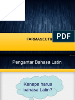 Bahasa Latin Dasar untuk Farmasi