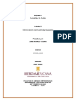 Informe Sobre La Clasificación de Presupuestos LEMIS