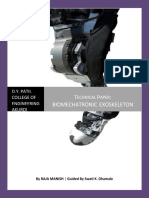 T P: Biomechatronic Exoskeleton: D.Y. Patil College OF Engineering Akurdi