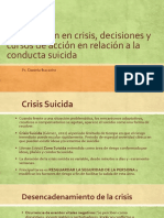 Intervención en Crisis Suicida