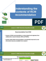 3 - Understanding The Contents of RCM Recommendation 2.2