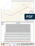 Perfil de Alineamiento: Inicio Tuberia HD STA: 5+494.76