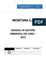 Manual de Implementacion de La Norma ISO 14001 2015