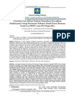 Prosedur Dan Akibat Hukum Penundaan Kewajiban Pembayaran Utang Perseroan Terbatas (Studi Kasus Putusan Nomor 03/PKPU/2010/PN - Niaga.Sby)