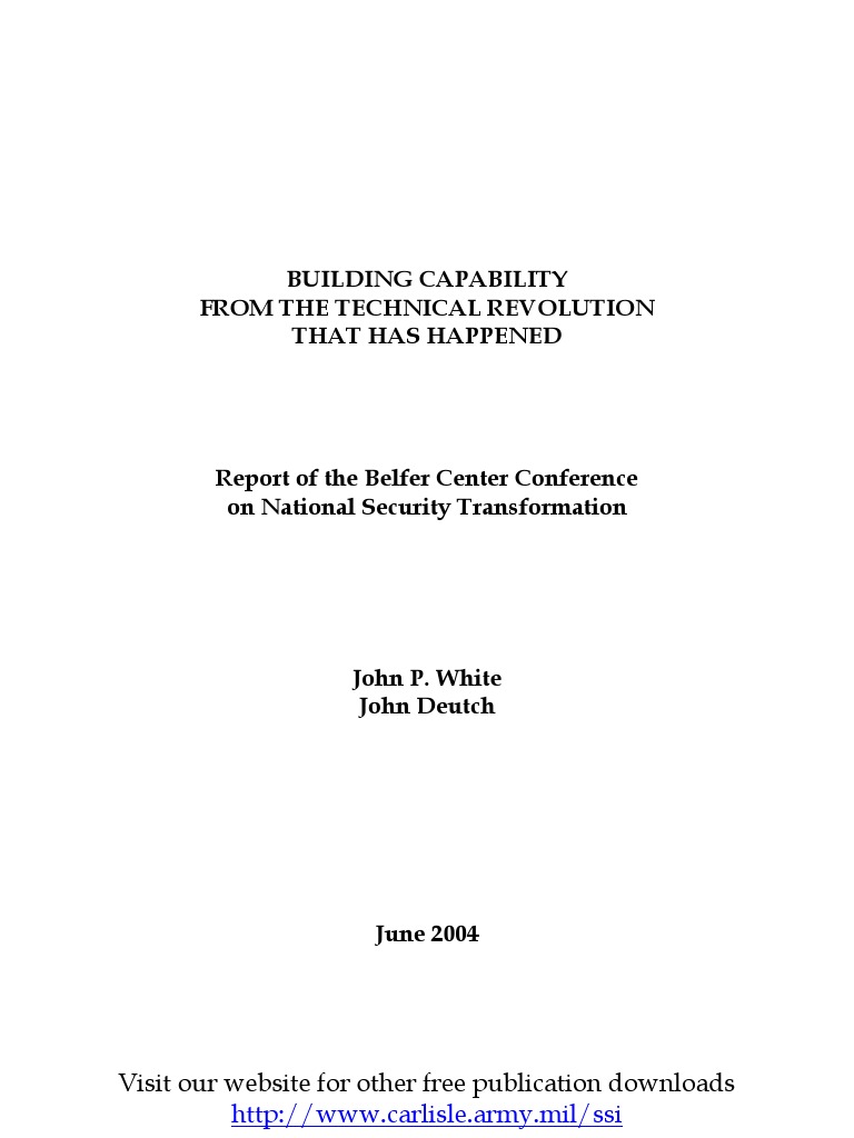 Defense Transformation Insights Report | PDF | United States Department ...