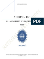 National Safety School NEBOSH- IGC
