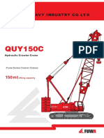 QUY150C 150t Crawler Crane Brochure