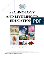 Module 1 Technology and Livelihood Education (Week 1-6)