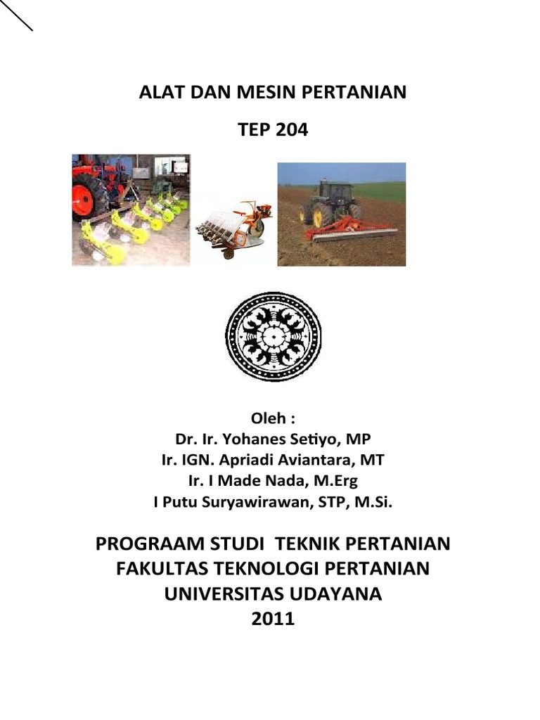 Alat dan Mesin Pertanian | PDF
