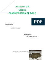 Activity 1 Visual Soil Classification Data Sheet
