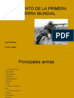 Armamento de La Primera Guerra Mundial: - Julen Morrás - Víctor Vélez