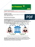 Financial Intermediaries Module