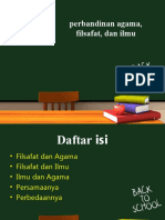 Perbandingan Filsafat, Agama Ilmu