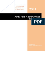 FMR-PRTV Employee Handbook Draft Proposal