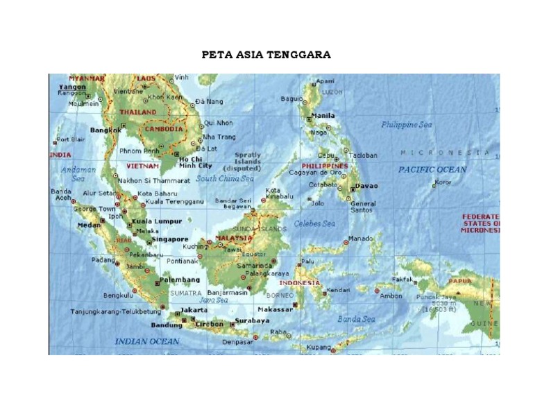 Peta Asia Tenggara | PDF