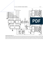 CD4063 CD4040 CD4001 CD4069: CD40110 Circuit: 8-BIT BINARY-TO-DECIMAL CONVERTER