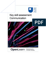 Key Skills Assessment Communication