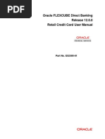 User Manual Oracle FLEXCUBE Direct Banking Retail Credit Card