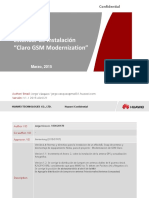 Estandar de Instalacion Claro GSM Modernization V1.2 - 20150701