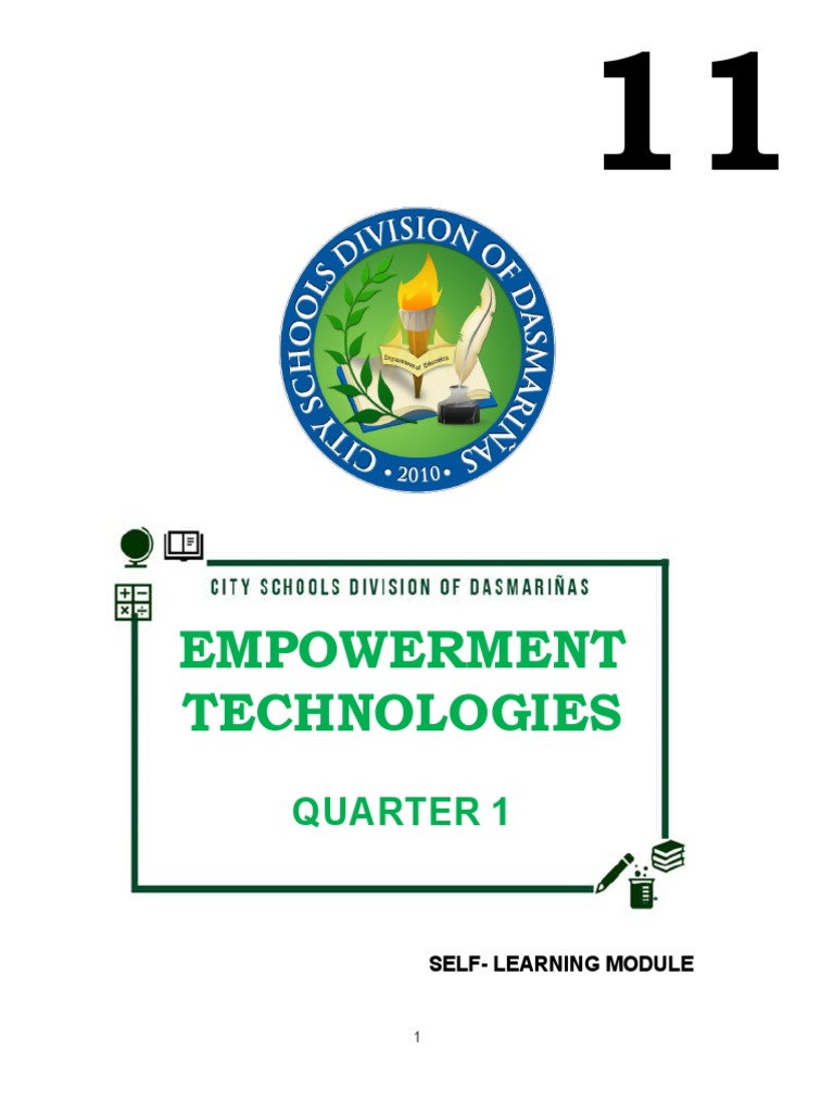 Module 1 Information And Communication Technology Week 1 Pdf