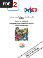 Contemporary Philippine Arts From The Regions Quarter 1 - Module 1: Contemporary Philippine Art in Visual Art Forms