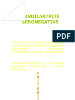 Spondilite seronegative aprilie 2012