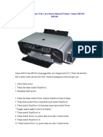Kumpulan Tips Dan Trik Cara Reset Manual Printer Canon MP145