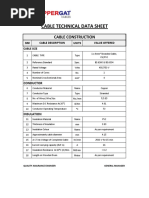 1.5mm² Cable Technical Data Sheet | PDF | Electrical Conductor ...