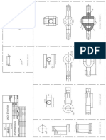 Assembly drawing of knuckle joint parts